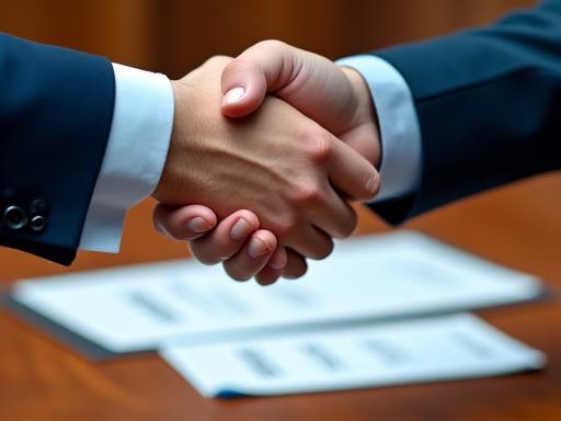 A professional legal consultation meeting